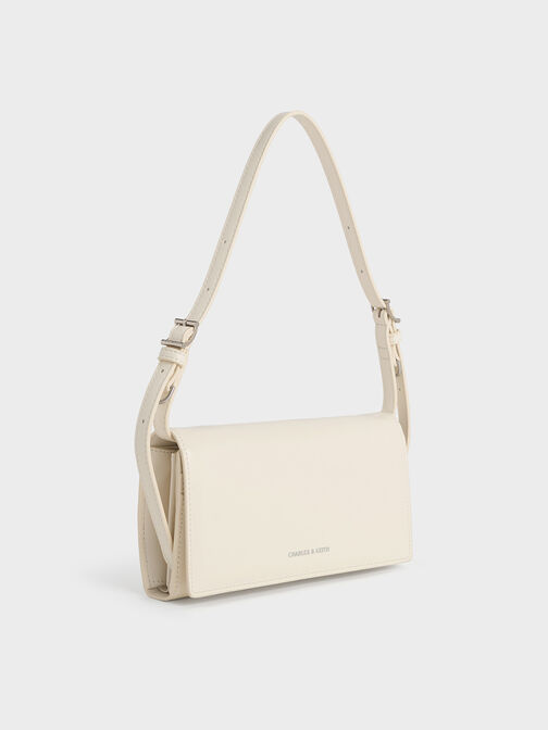 Sloane Long Wallet, Cream, hi-res