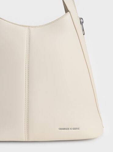Saskia Slouchy Tote Bag, Cream, hi-res