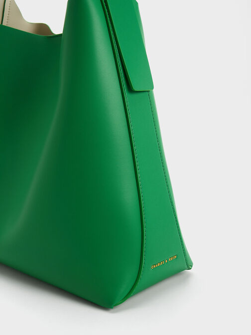 Edna Tote Bag, Green, hi-res