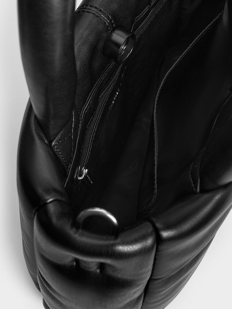 Moore Padded Tote Bag, Noir, hi-res