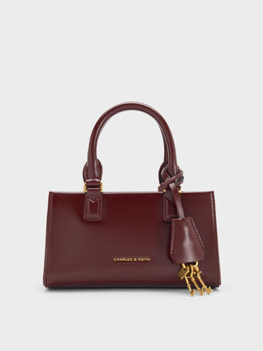 Mini Kerry Top Handle Bag, Wineberry Red, hi-res