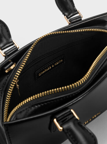 Mini Kerry Top Handle Bag, Black, hi-res