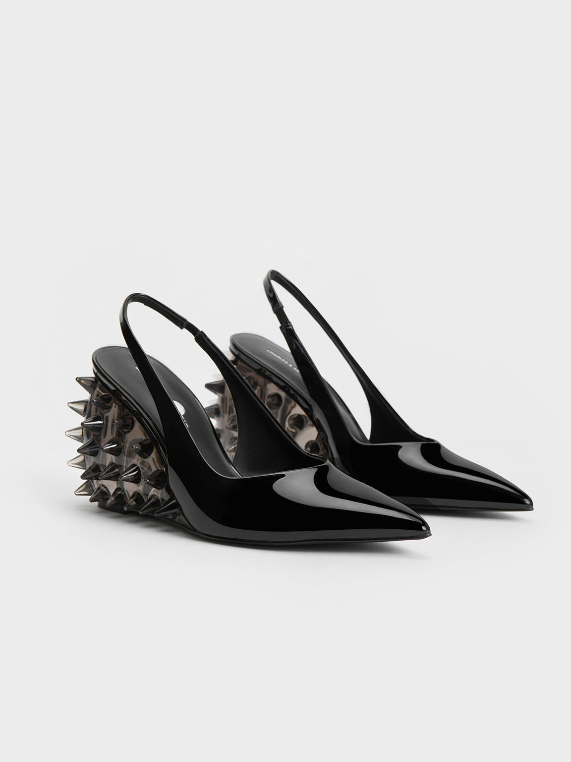 Black slingback wedges 2025