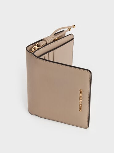 Everleigh Zip-Around Small Wallet, Taupe, hi-res
