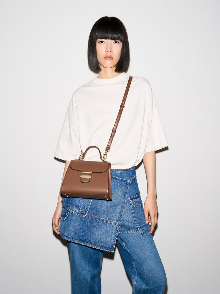 Testing Laboratory Charles And Keith Top Handle Trapeze Bag