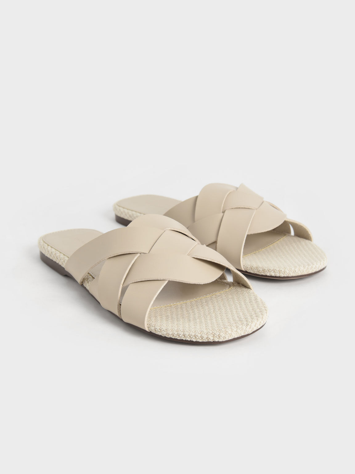 Woven slide sandals shop