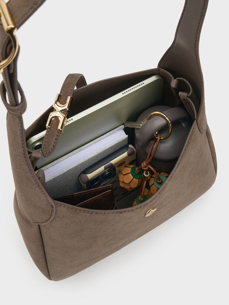 Adalyn Hobo Bag, Stone Grey, hi-res