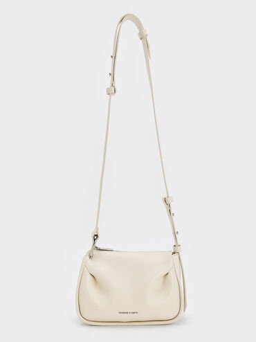 Lumen Padded Crossbody Bag, Cream, hi-res