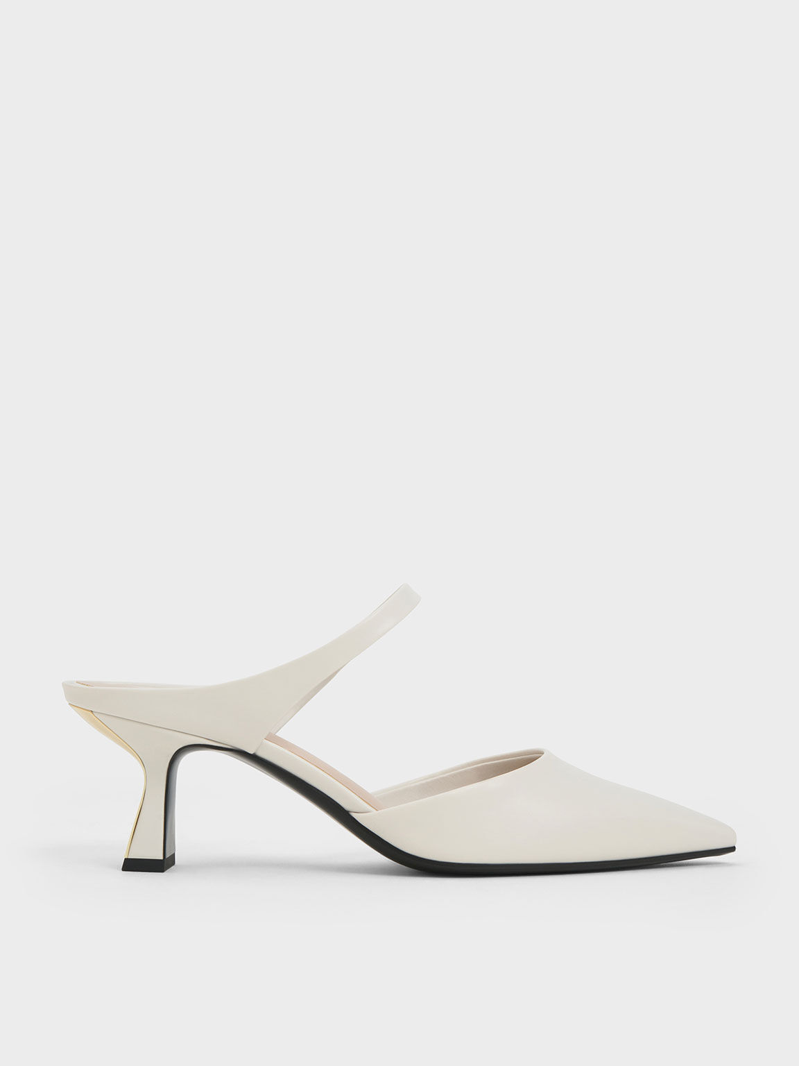 White pointed mules store