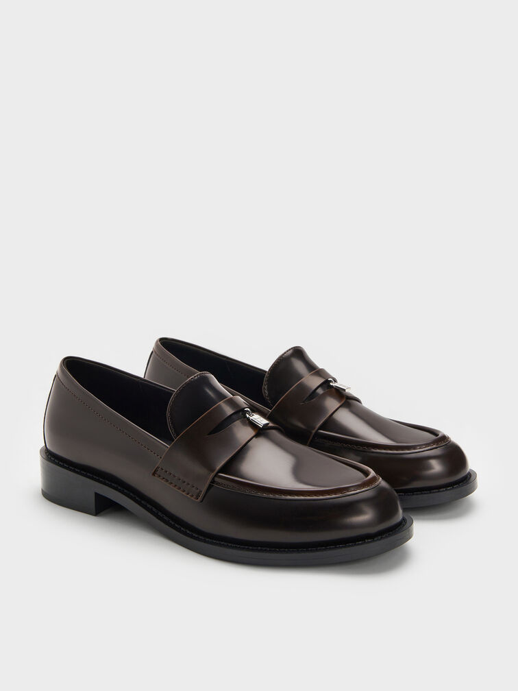 Griselda Loafers, Dark Brown, hi-res
