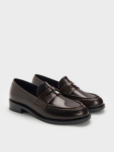 Griselda Loafers, Dark Brown, hi-res