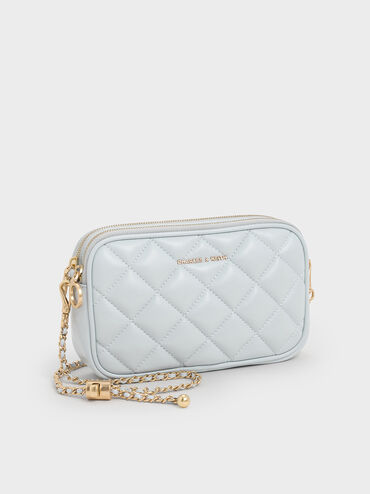 Mini Apfra Quilted Crossbody Bag, Sea Salt Blue, hi-res