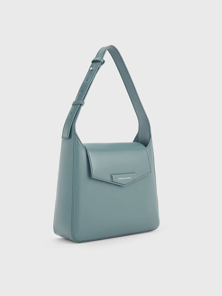Adelie Envelope Shoulder Bag, Slate Blue, hi-res