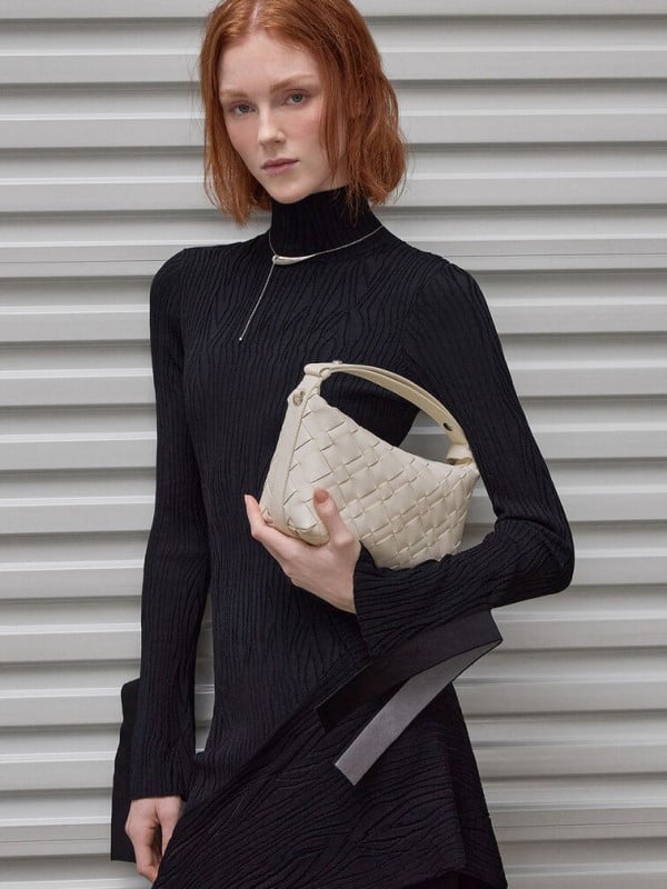 Sigrid Shoulder Bag - Butter Yellow - CHARLES & KEITH