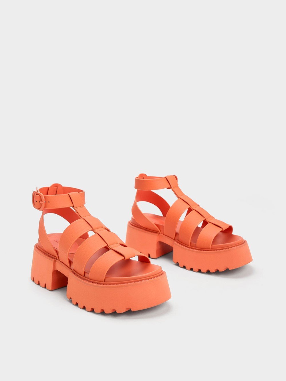 Nadine Gladiator Platform Sandals – CHARLES & KEITH