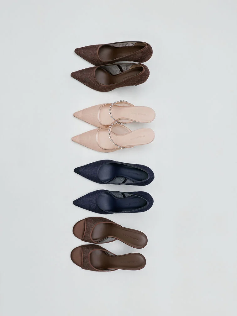 Heels will add height and look elegant.  