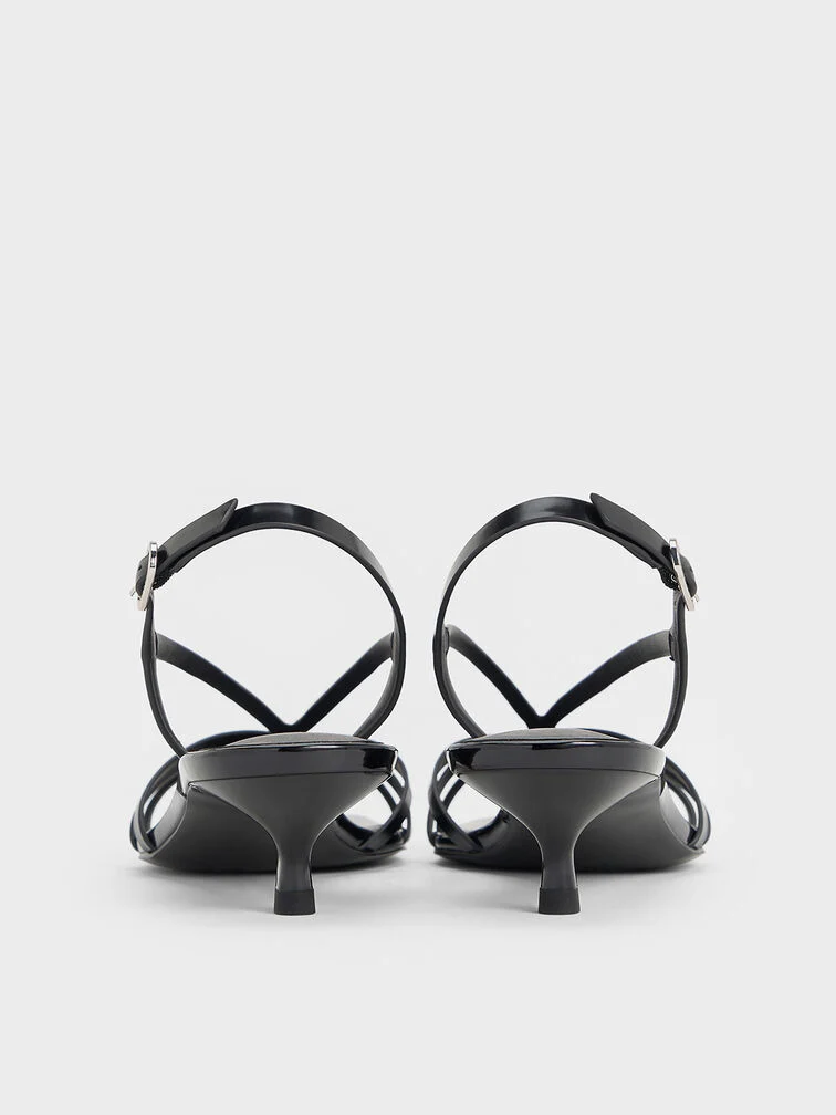 Low kitten heels are a stylish and comfortable footwear choice, offering a modest lift. 