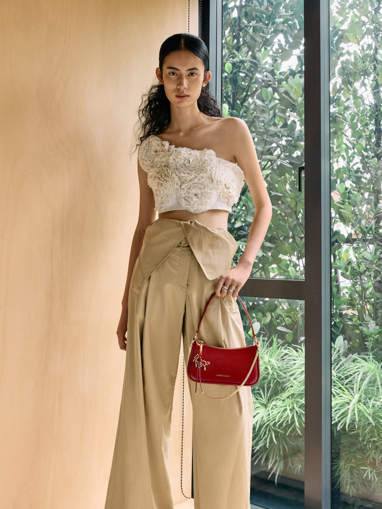 Sand Lumi Faux Suede & Faux Shearling Mules - CHARLES & KEITH