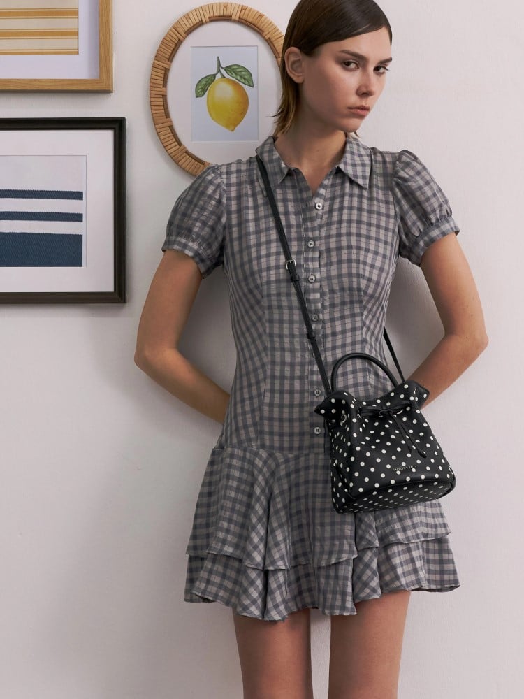 Sand Lumi Faux Suede & Faux Shearling Mules - CHARLES & KEITH