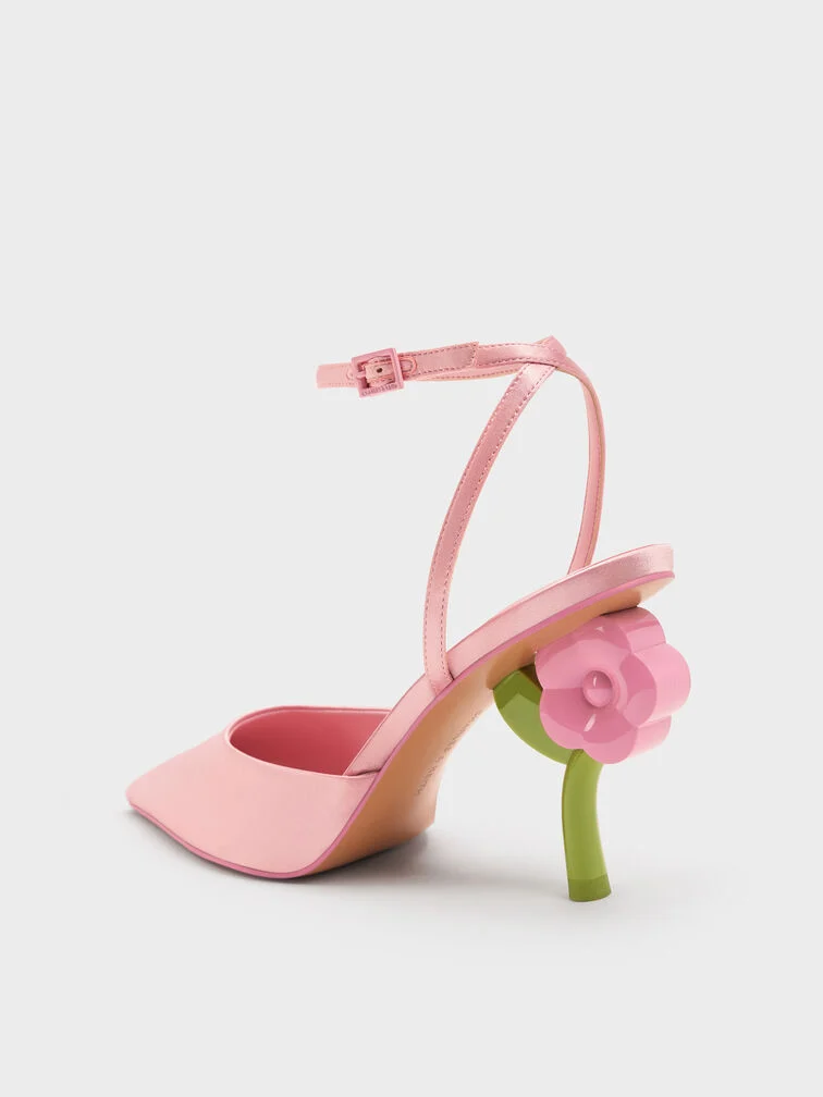 Sculptural heels in the shape of flowers are perfect for making a springtime statement. 