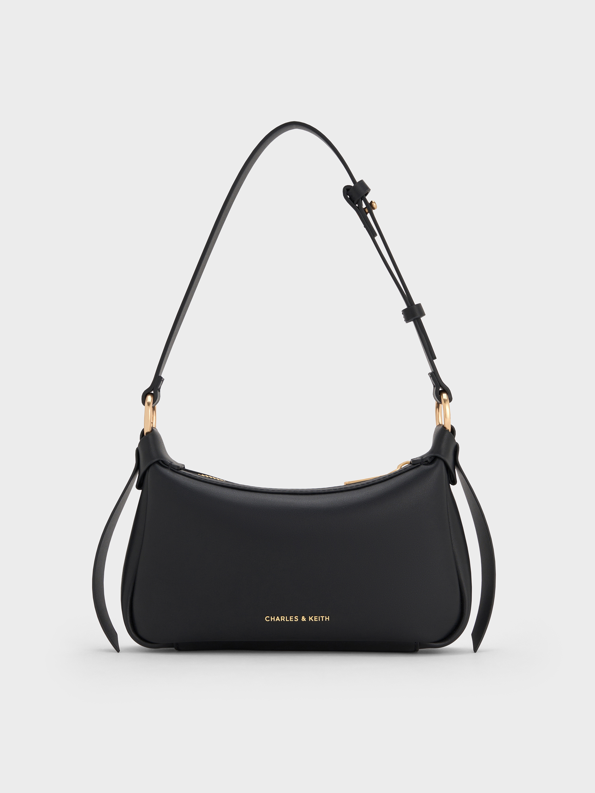 Mini Calla Shoulder Bag - Black - CHARLES & KEITH IN