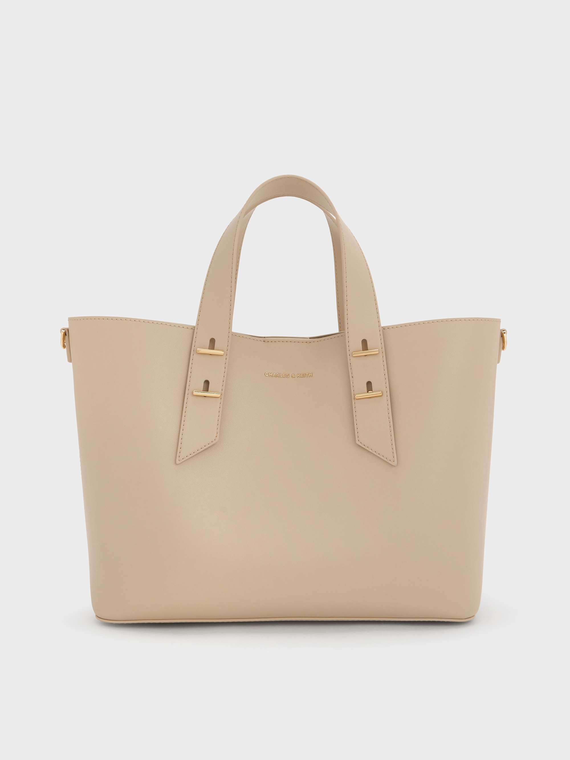 Shania Tote Bag - Dusted Oat - CHARLES & KEITH IN