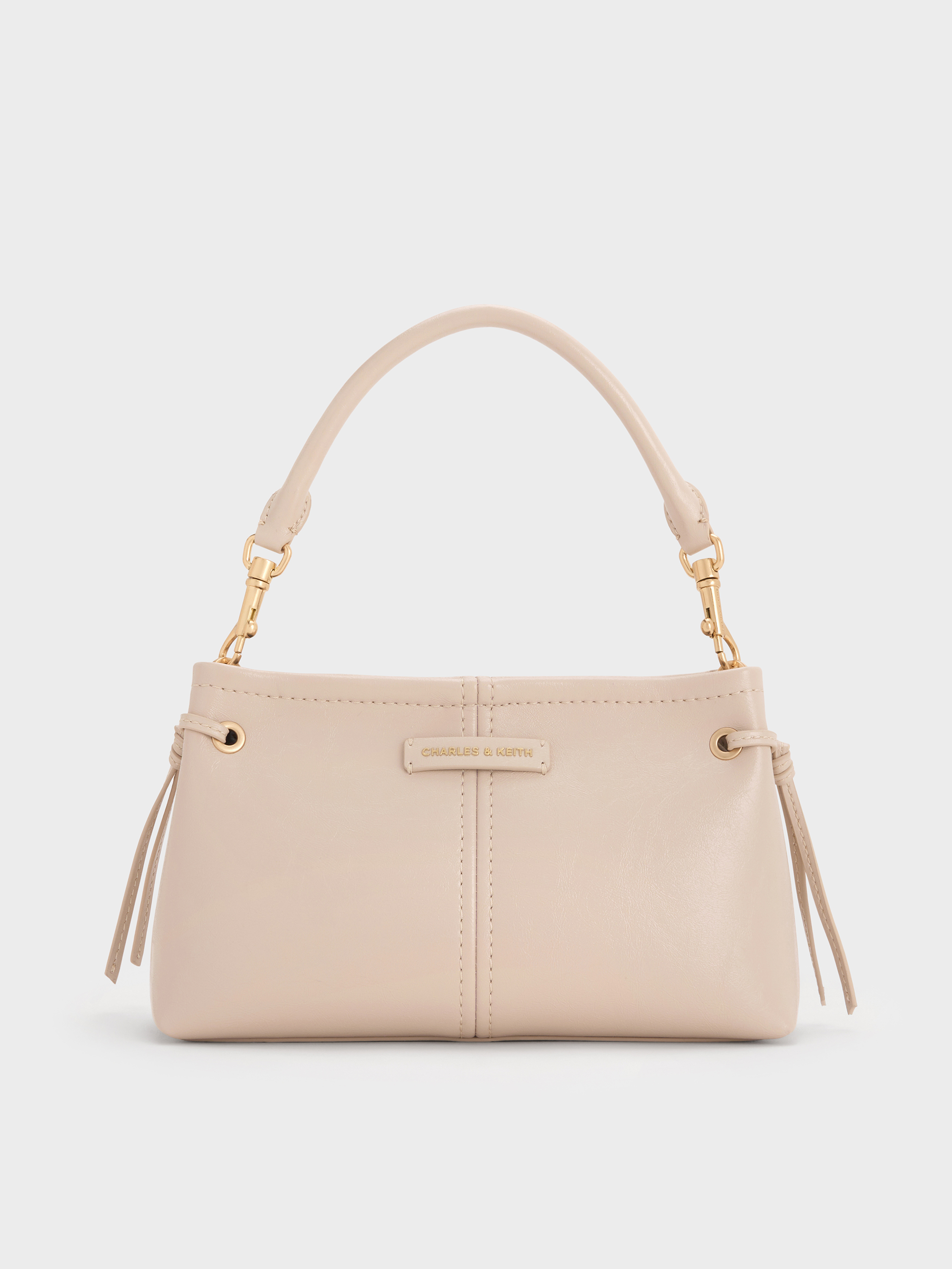 Noane Top Handle Bag - Oat - CHARLES & KEITH IN