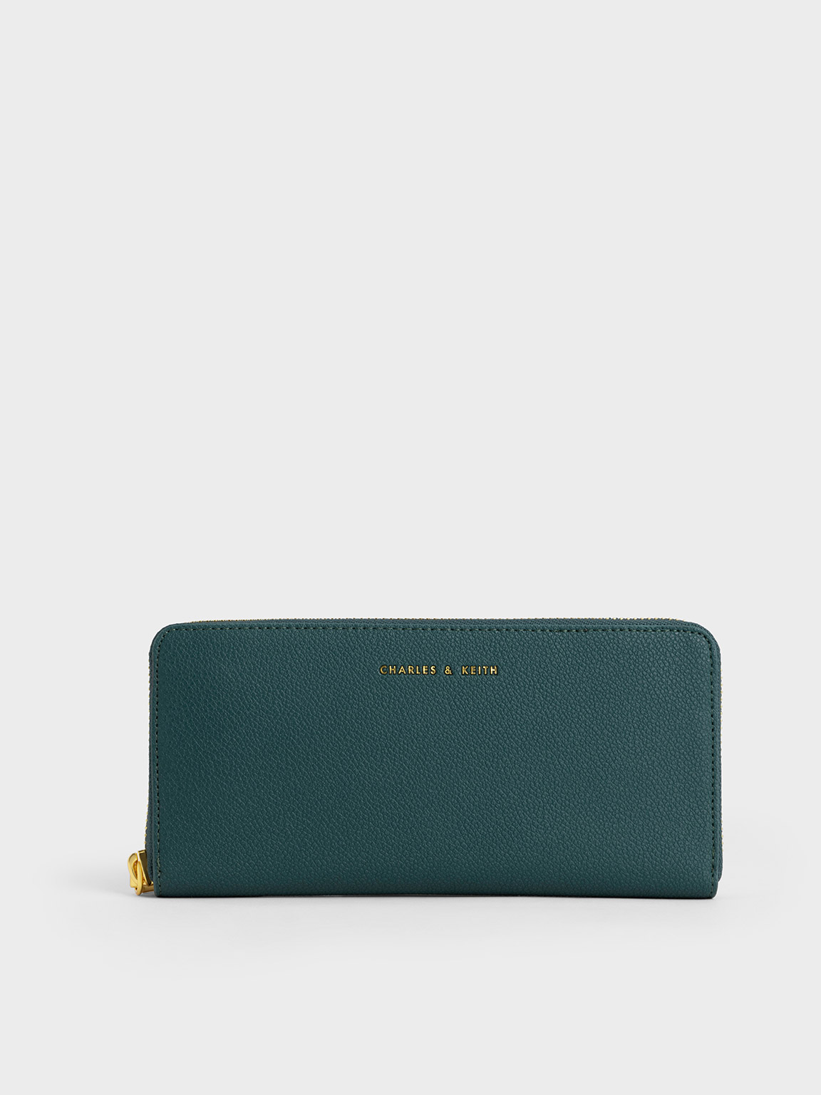 Green Dulcie Zip-Around Long Wallet - Green - Wallets - CHARLES