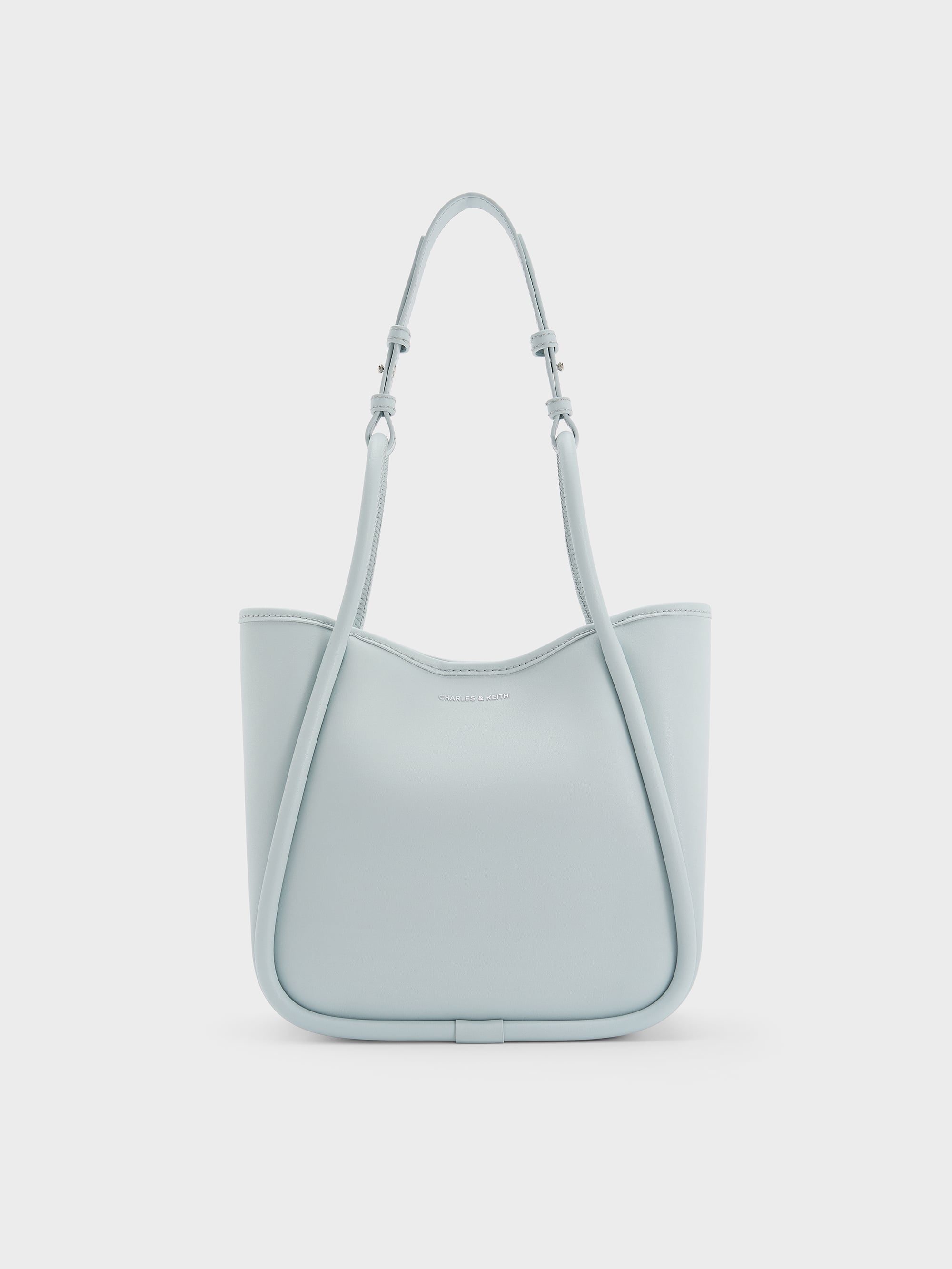 Mini Lyla Tubular Tote Bag - Sea Salt Blue - CHARLES & KEITH IN