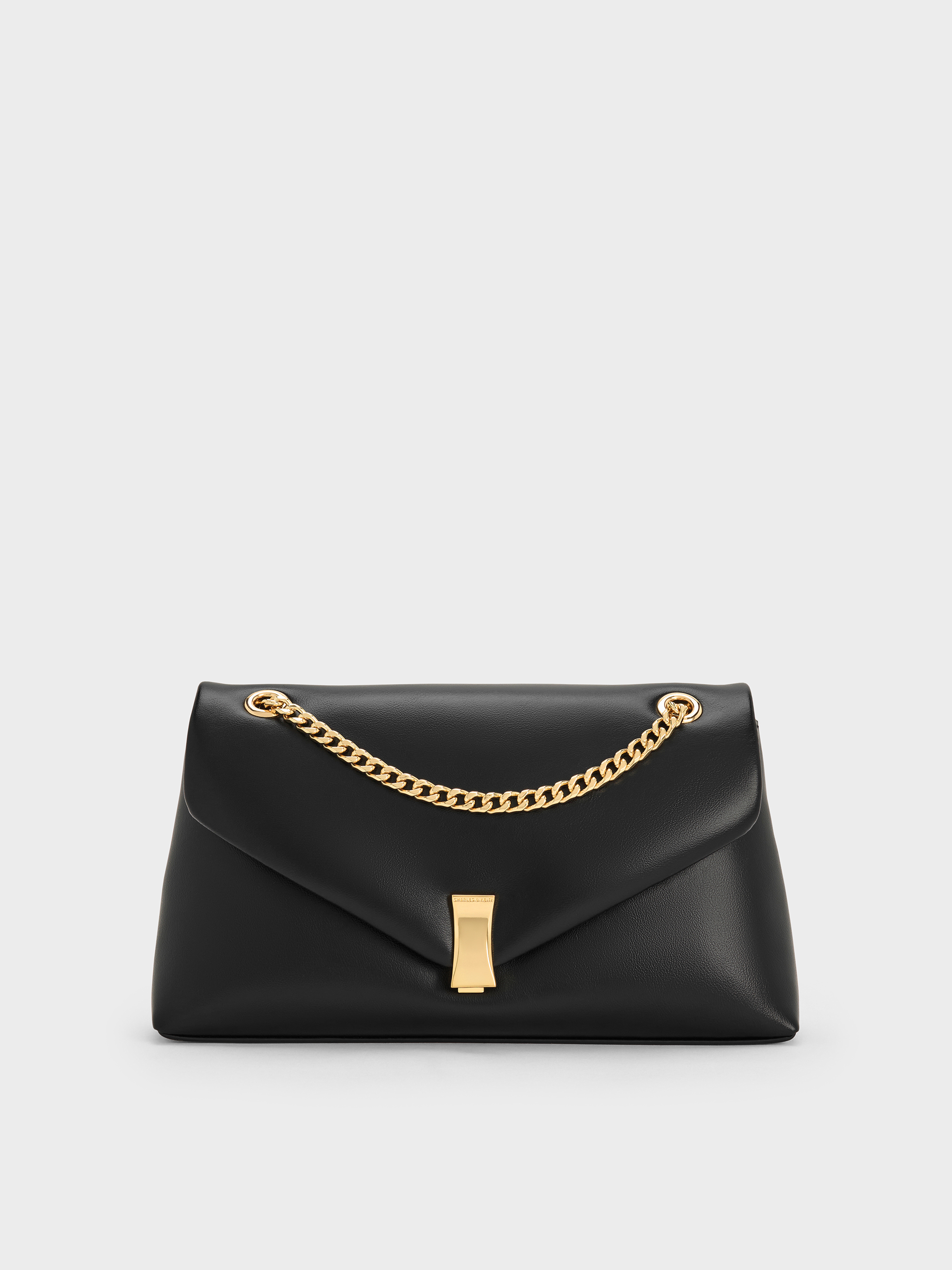 Black Lilibet Chain-Strap Bag - Black - CHARLES & KEITH IN