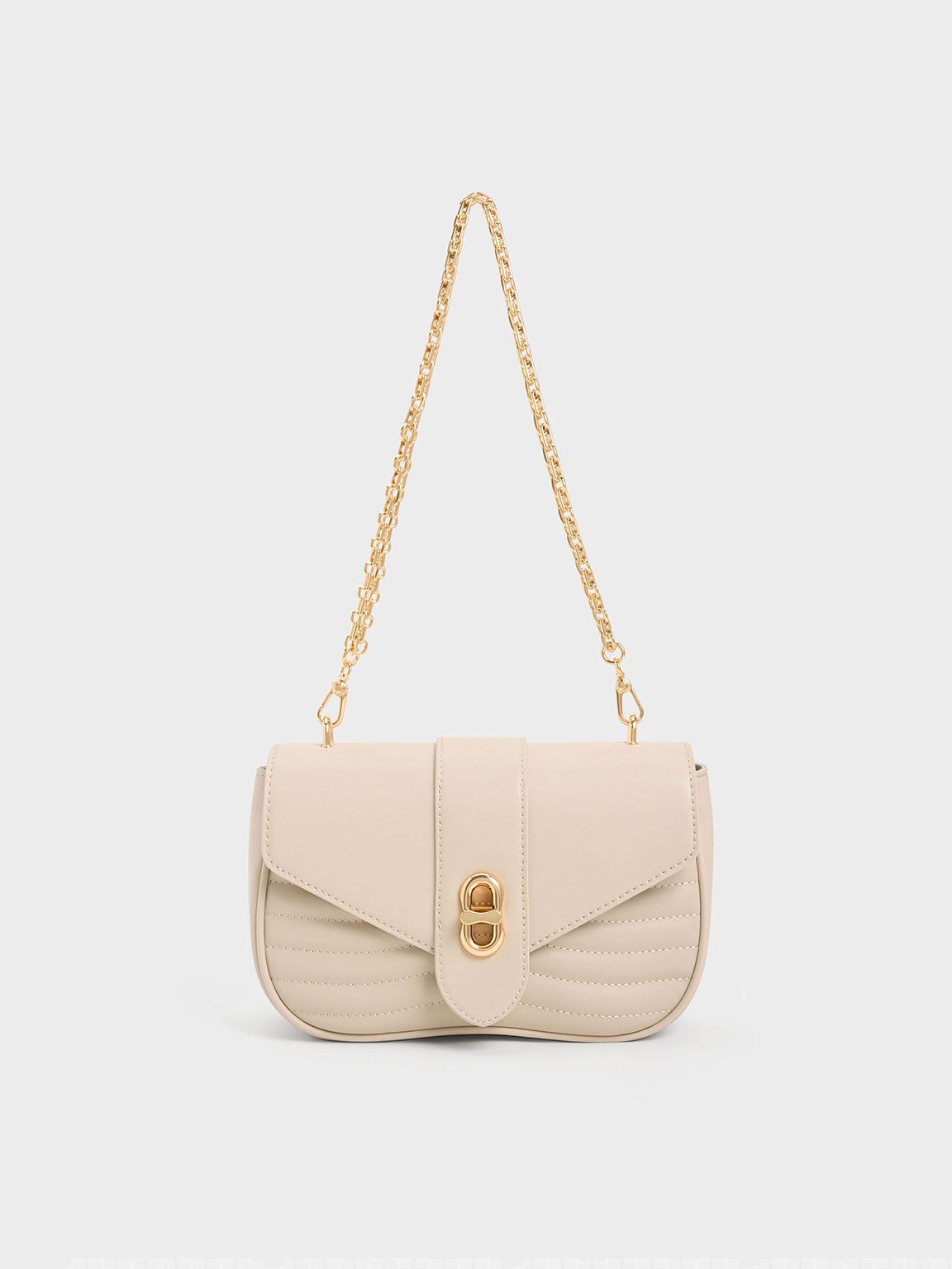 Oat Aubrielle Panelled Crossbody Bag - CHARLES & KEITH IN