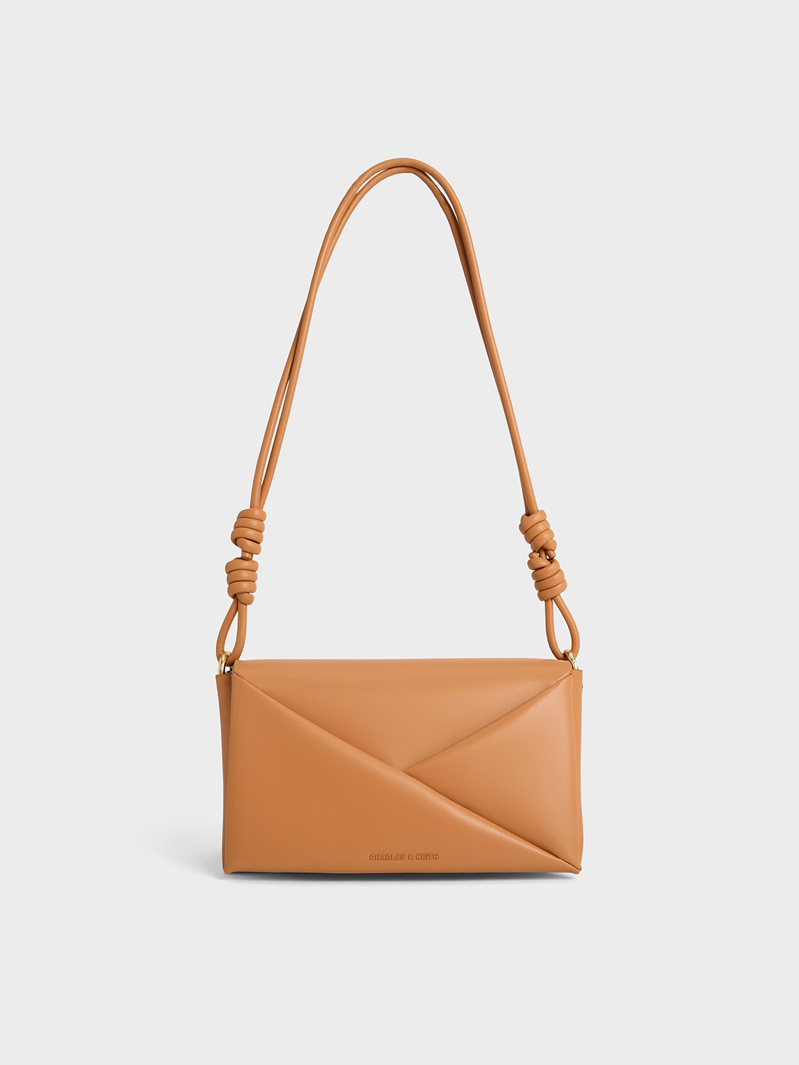 Toffee Midori Geometric Shoulder Bag - Toffee - Bags - CHARLES