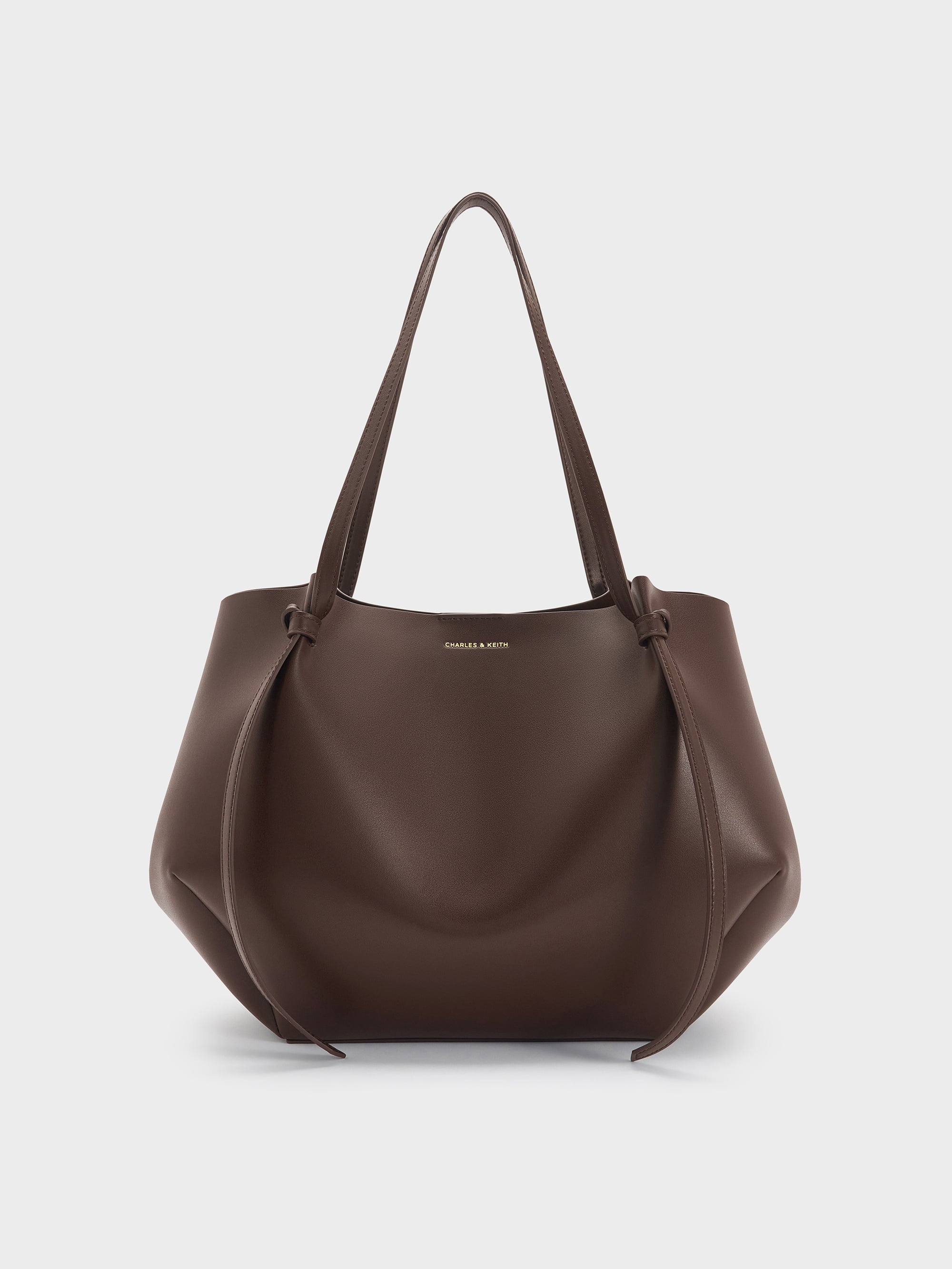XL Calla Tote Bag - Espresso Brown - CHARLES & KEITH IN