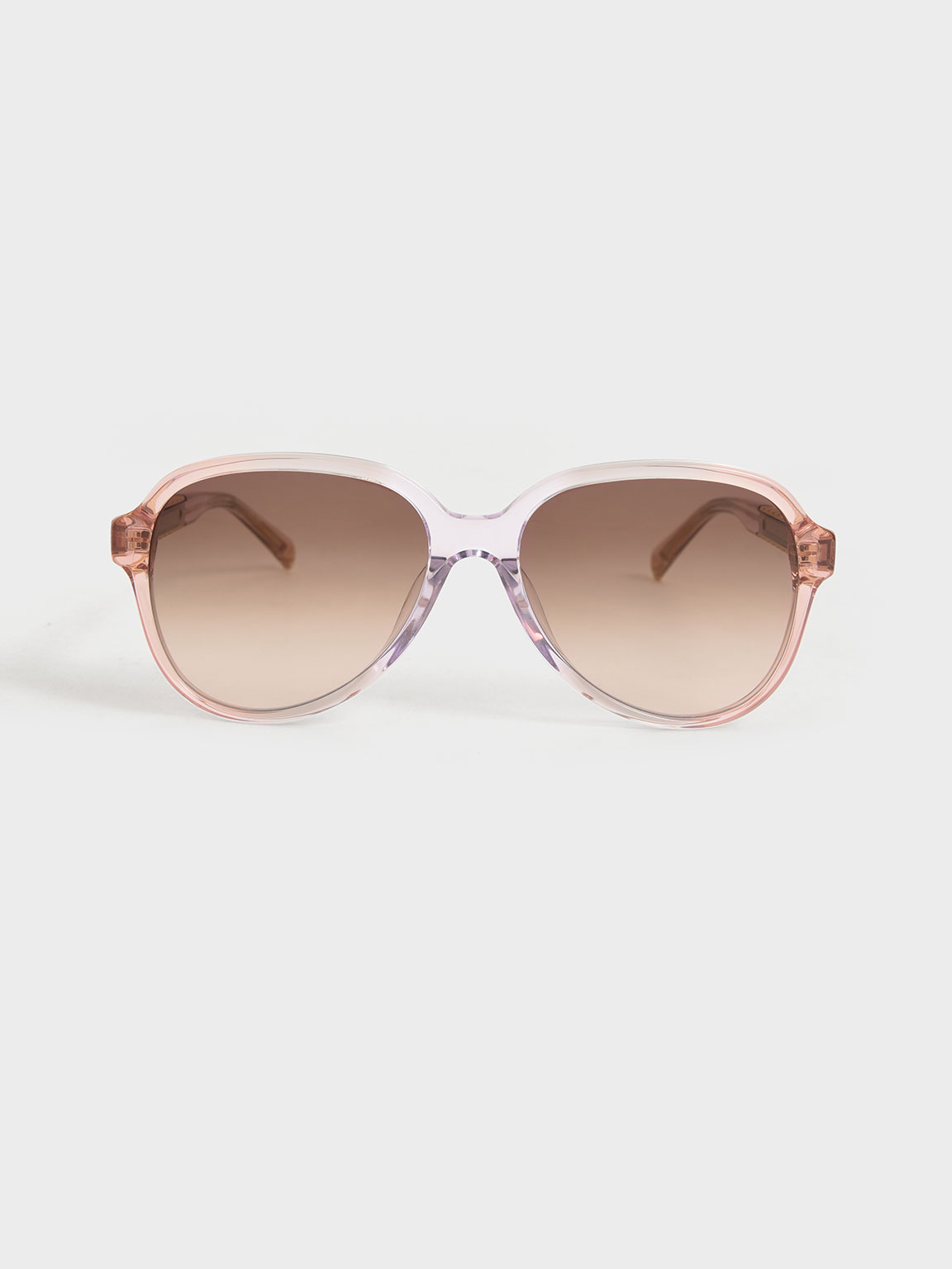 Emporio Armani Pink Rimless Aviator Sunglasses for Women Online India at  Darveys.com